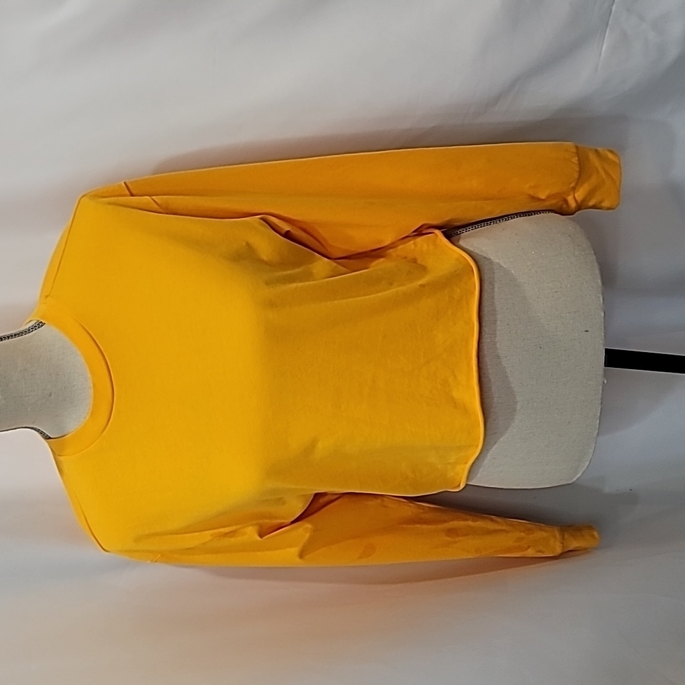 NWOT TNA 100% Cotton Rolled Hem Bright Dandelion Marigold Oversized Fit